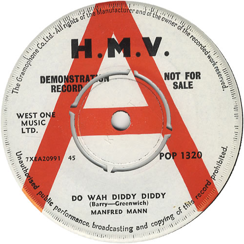 Manfred Mann Do Wah Diddy Diddy UK Promo 7